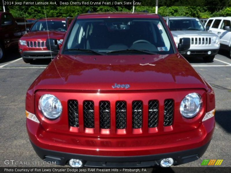 Deep Cherry Red Crystal Pearl / Dark Slate Gray 2014 Jeep Patriot Latitude 4x4