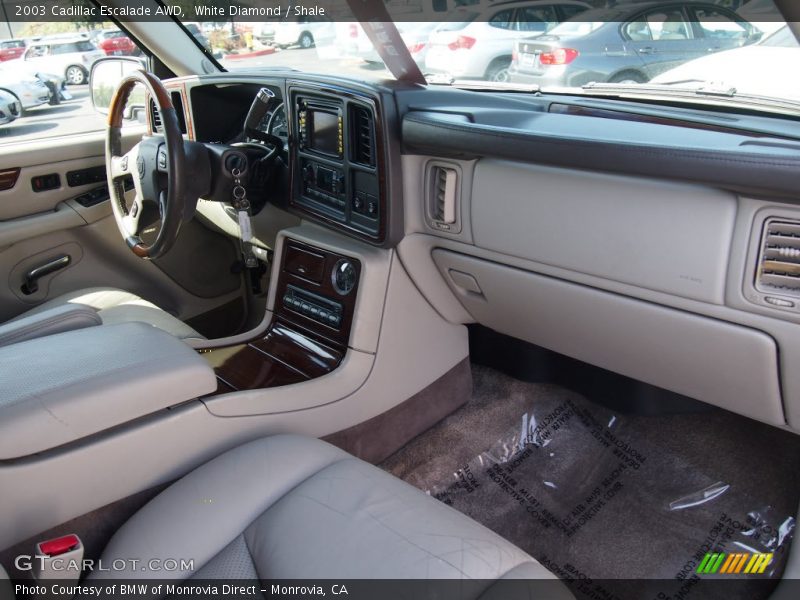 White Diamond / Shale 2003 Cadillac Escalade AWD