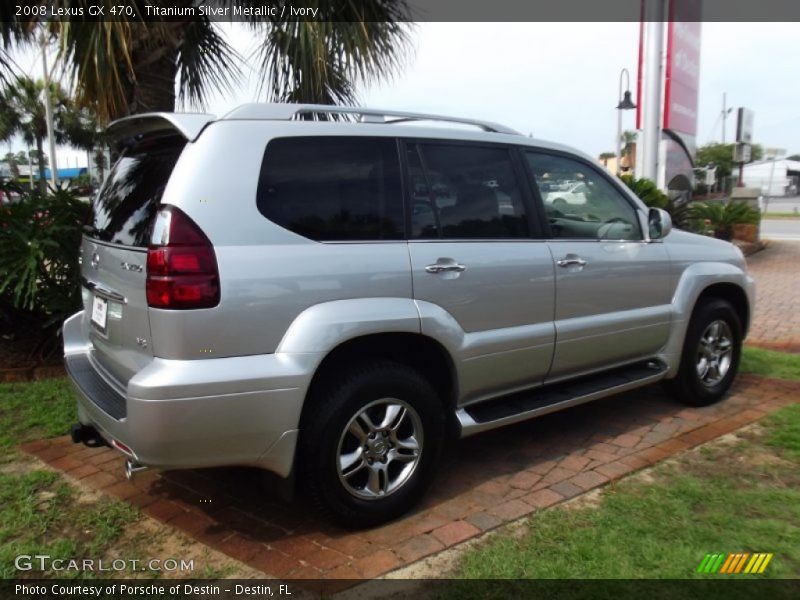 Titanium Silver Metallic / Ivory 2008 Lexus GX 470