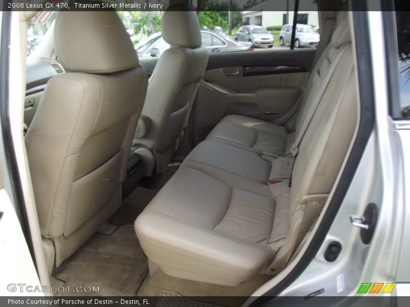 Titanium Silver Metallic / Ivory 2008 Lexus GX 470