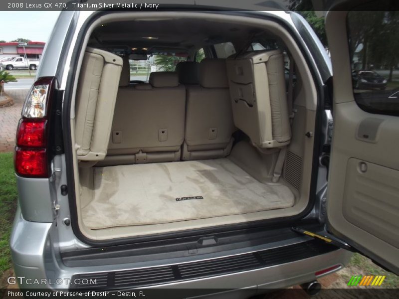 Titanium Silver Metallic / Ivory 2008 Lexus GX 470