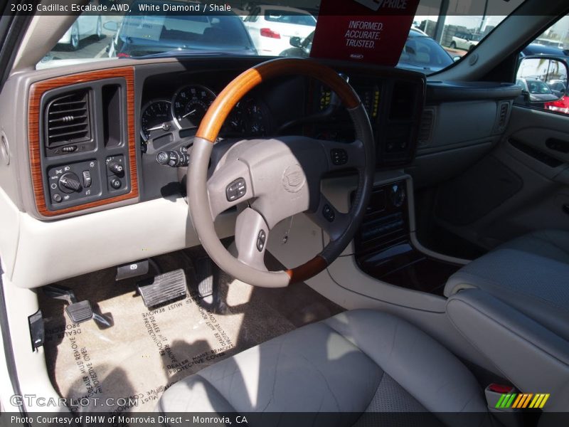 White Diamond / Shale 2003 Cadillac Escalade AWD