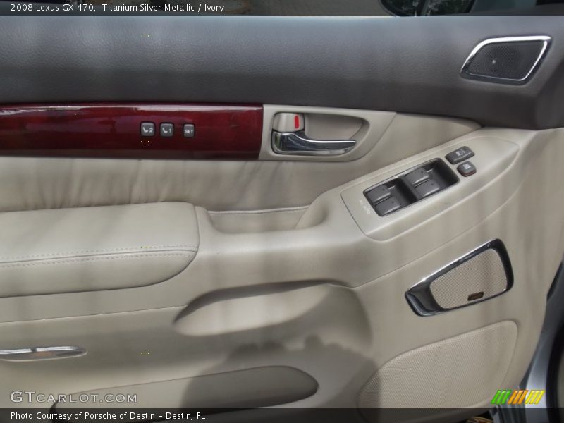 Titanium Silver Metallic / Ivory 2008 Lexus GX 470
