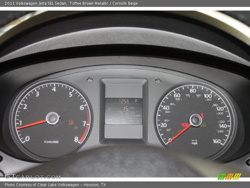 Toffee Brown Metallic / Cornsilk Beige 2011 Volkswagen Jetta SEL Sedan