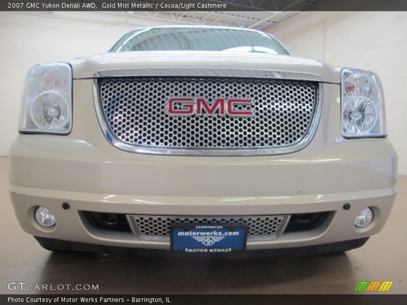 Gold Mist Metallic / Cocoa/Light Cashmere 2007 GMC Yukon Denali AWD