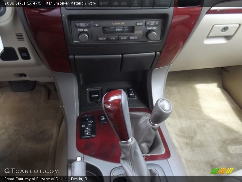 Titanium Silver Metallic / Ivory 2008 Lexus GX 470