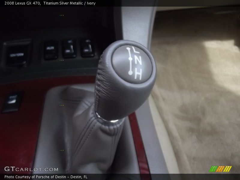 Titanium Silver Metallic / Ivory 2008 Lexus GX 470