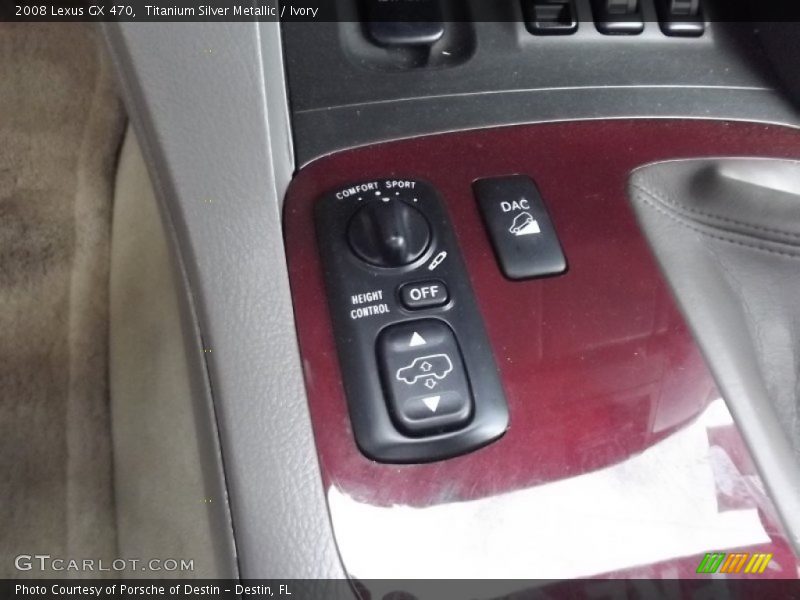 Titanium Silver Metallic / Ivory 2008 Lexus GX 470