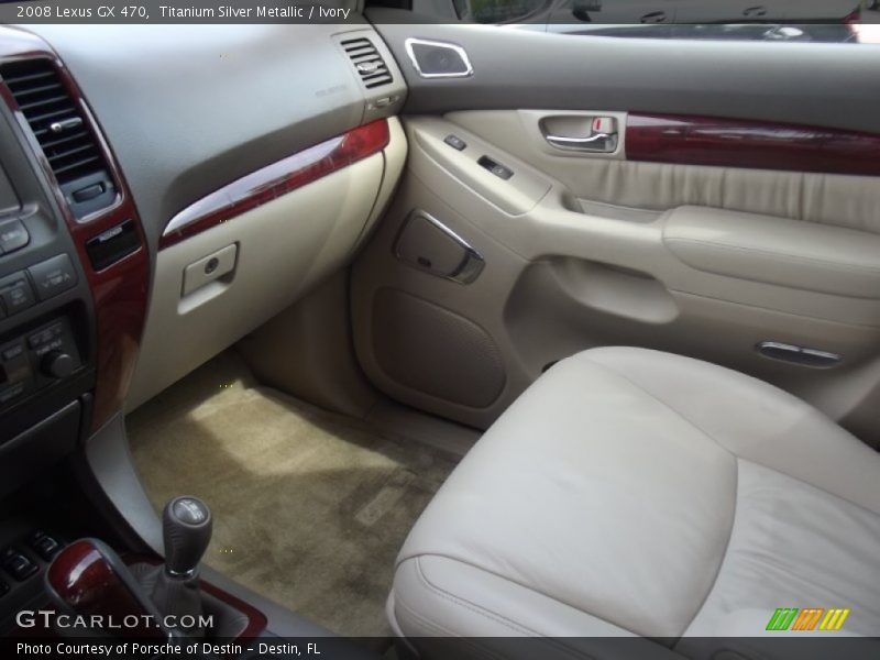 Titanium Silver Metallic / Ivory 2008 Lexus GX 470