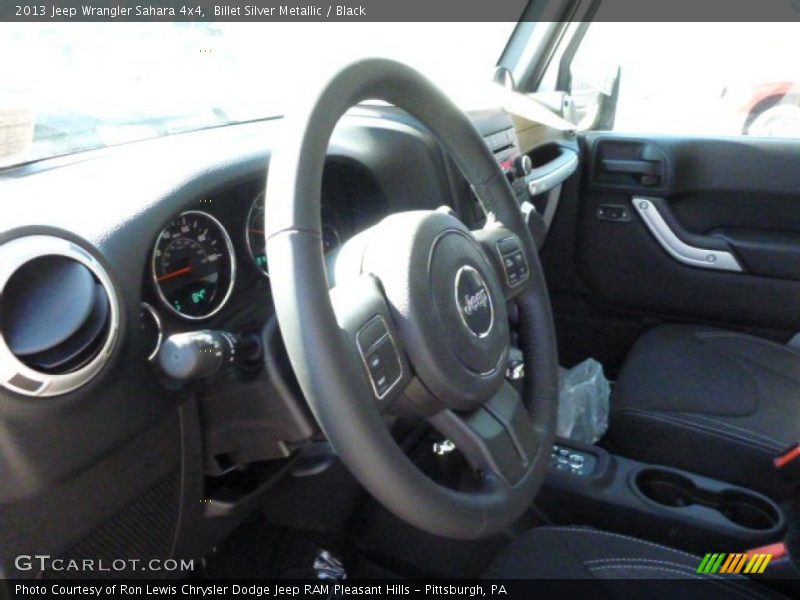 Billet Silver Metallic / Black 2013 Jeep Wrangler Sahara 4x4