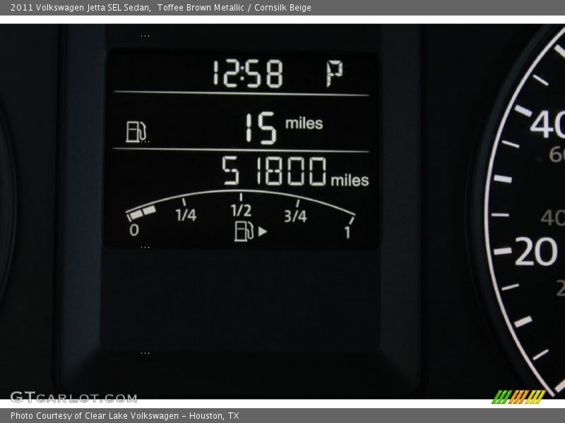 Toffee Brown Metallic / Cornsilk Beige 2011 Volkswagen Jetta SEL Sedan