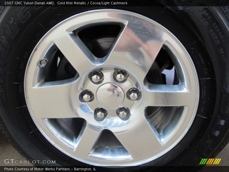 Gold Mist Metallic / Cocoa/Light Cashmere 2007 GMC Yukon Denali AWD