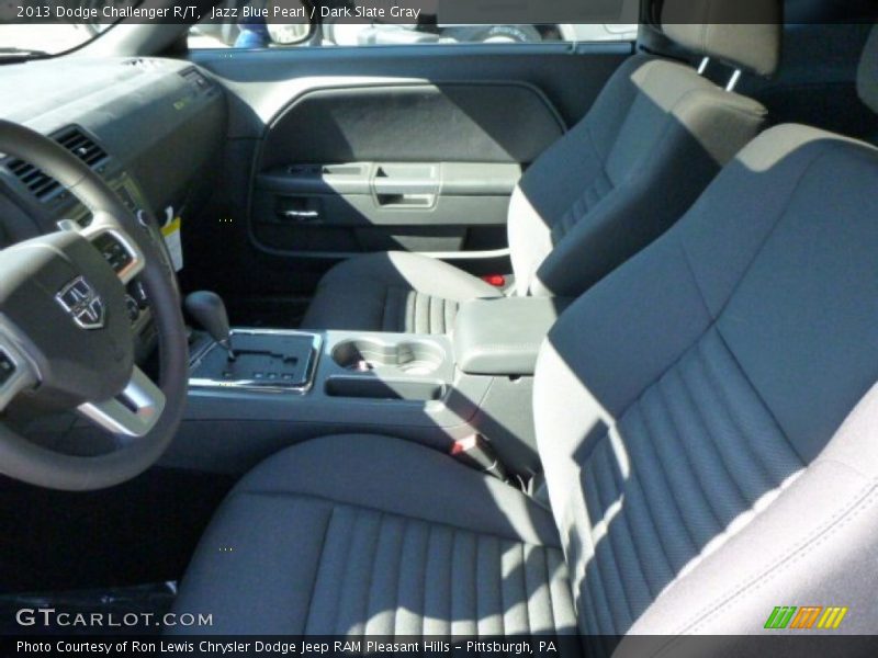 Jazz Blue Pearl / Dark Slate Gray 2013 Dodge Challenger R/T