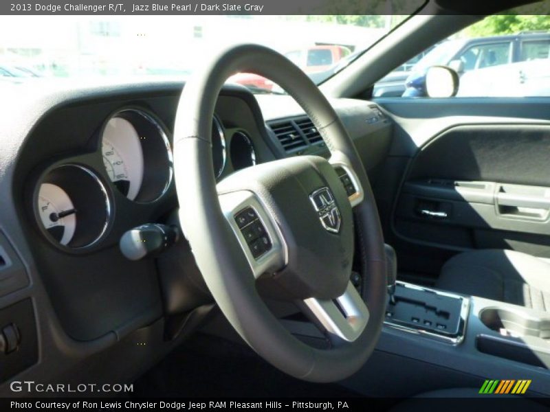 Jazz Blue Pearl / Dark Slate Gray 2013 Dodge Challenger R/T