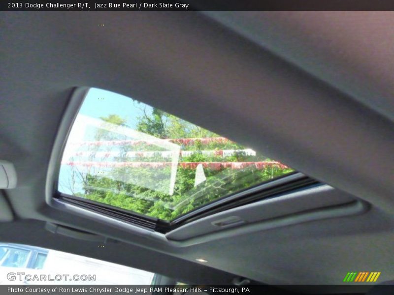 Jazz Blue Pearl / Dark Slate Gray 2013 Dodge Challenger R/T