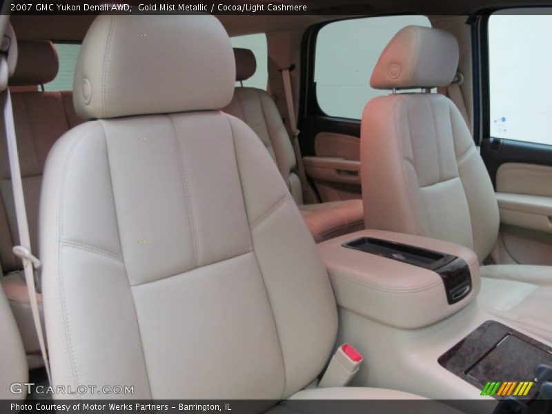 Gold Mist Metallic / Cocoa/Light Cashmere 2007 GMC Yukon Denali AWD
