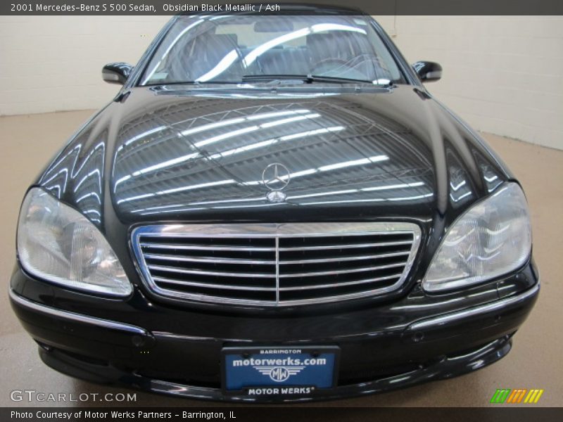 Obsidian Black Metallic / Ash 2001 Mercedes-Benz S 500 Sedan