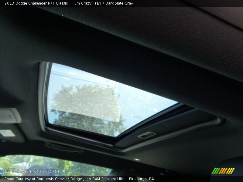 Plum Crazy Pearl / Dark Slate Gray 2013 Dodge Challenger R/T Classic