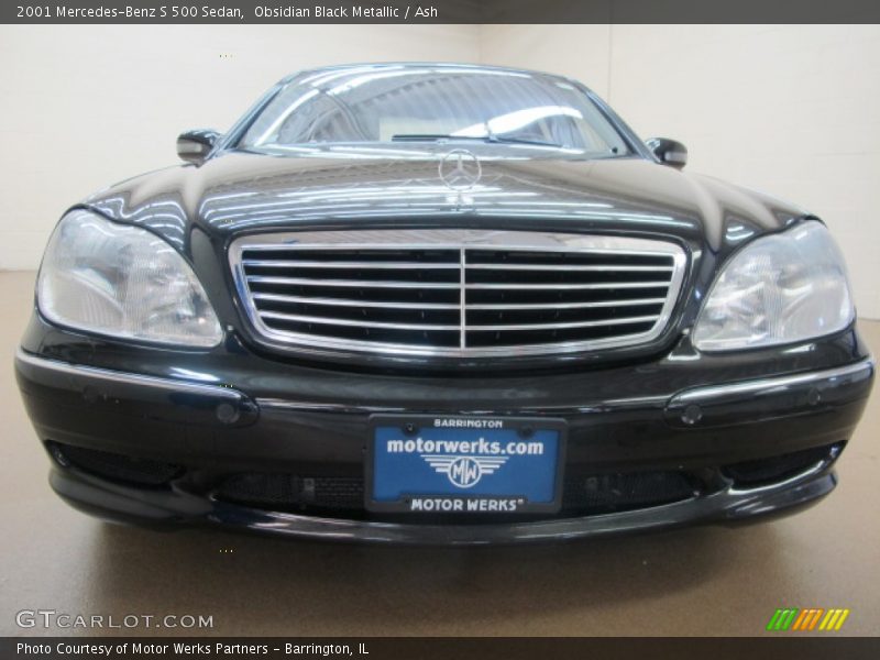 Obsidian Black Metallic / Ash 2001 Mercedes-Benz S 500 Sedan