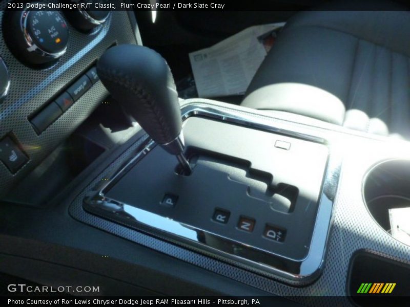 Plum Crazy Pearl / Dark Slate Gray 2013 Dodge Challenger R/T Classic