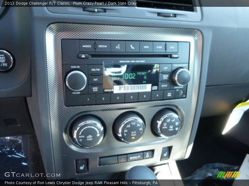 Controls of 2013 Challenger R/T Classic