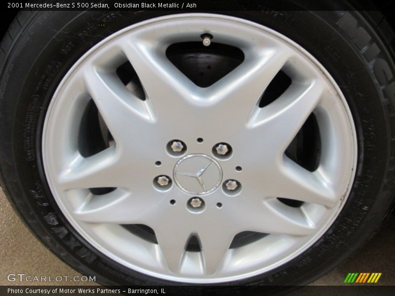 Obsidian Black Metallic / Ash 2001 Mercedes-Benz S 500 Sedan