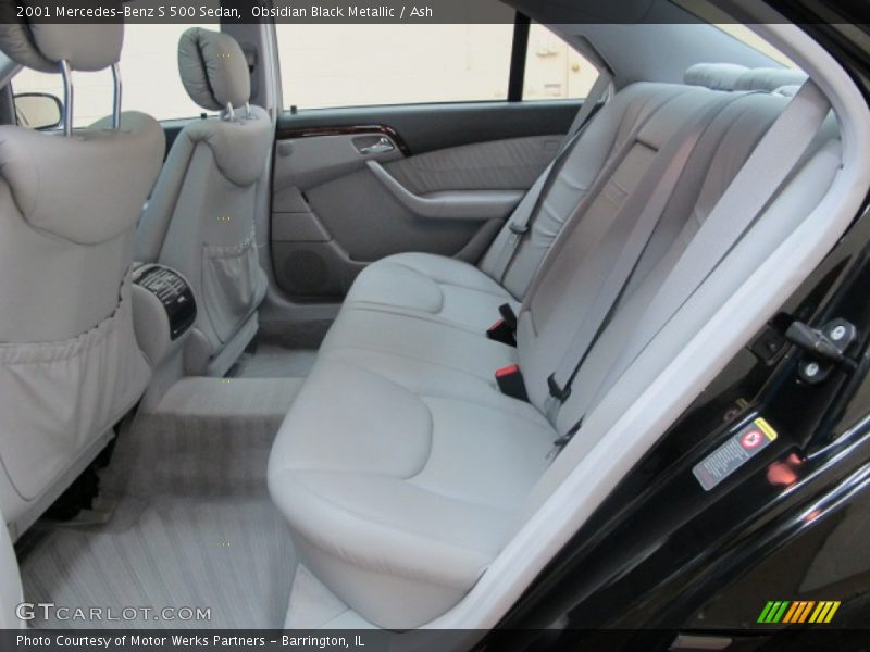 Obsidian Black Metallic / Ash 2001 Mercedes-Benz S 500 Sedan