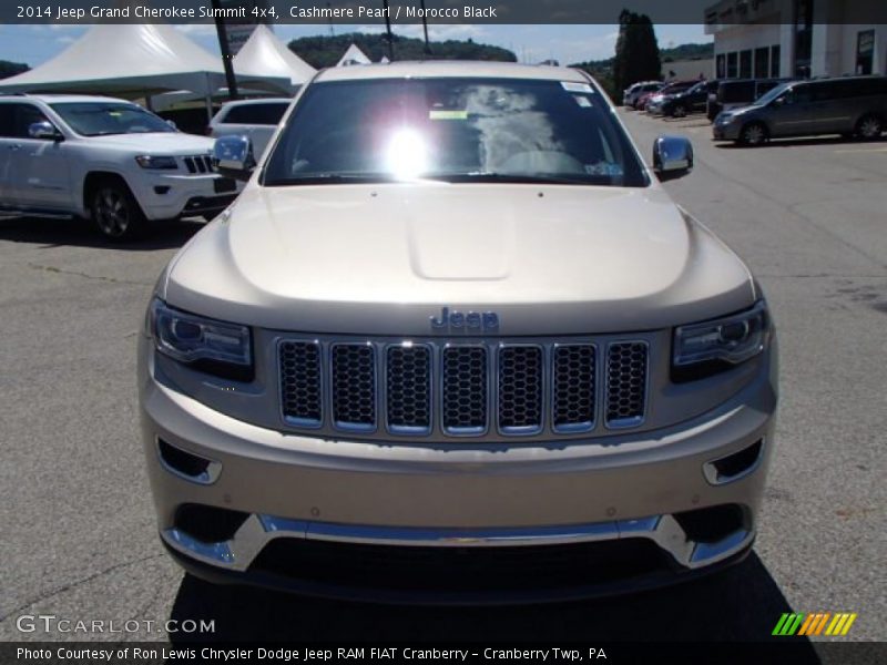 Cashmere Pearl / Morocco Black 2014 Jeep Grand Cherokee Summit 4x4