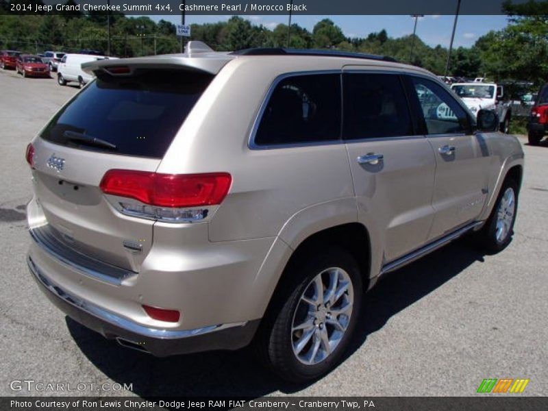 Cashmere Pearl / Morocco Black 2014 Jeep Grand Cherokee Summit 4x4