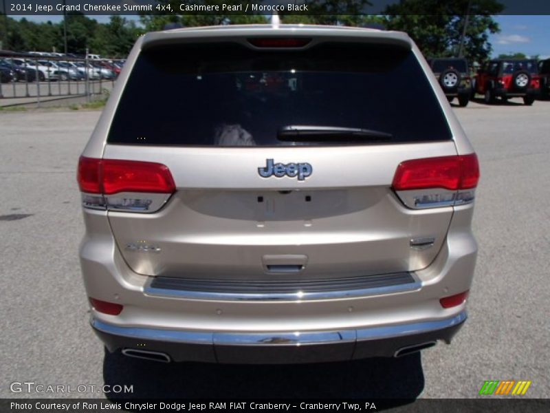 Cashmere Pearl / Morocco Black 2014 Jeep Grand Cherokee Summit 4x4