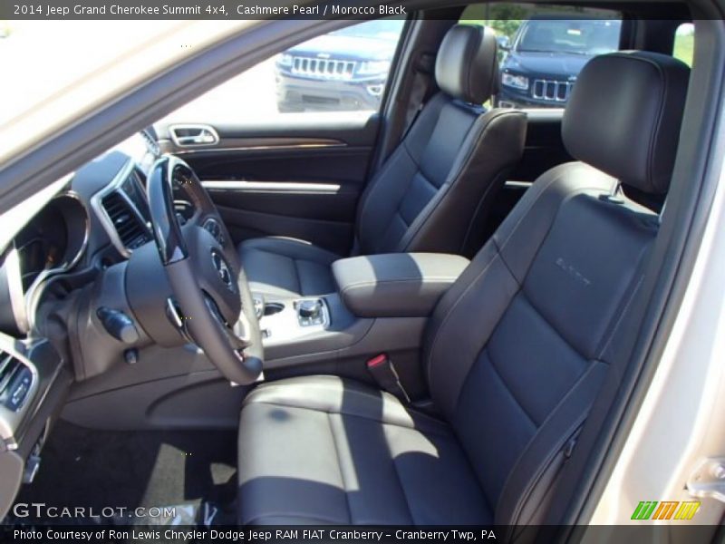 Cashmere Pearl / Morocco Black 2014 Jeep Grand Cherokee Summit 4x4