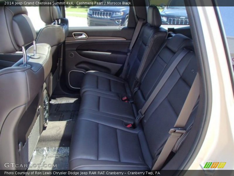 Cashmere Pearl / Morocco Black 2014 Jeep Grand Cherokee Summit 4x4