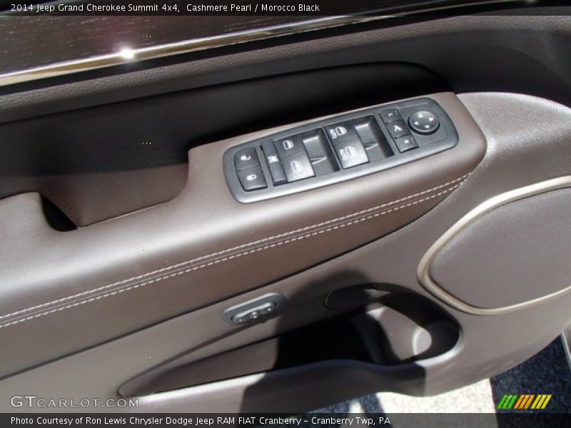 Cashmere Pearl / Morocco Black 2014 Jeep Grand Cherokee Summit 4x4