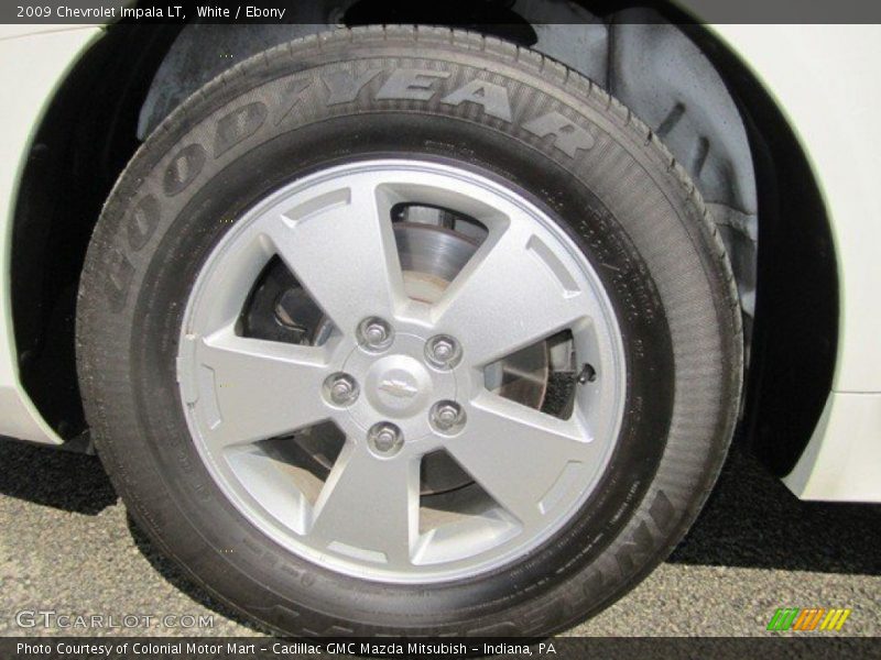 White / Ebony 2009 Chevrolet Impala LT