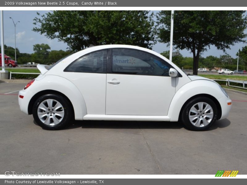 Candy White / Black 2009 Volkswagen New Beetle 2.5 Coupe