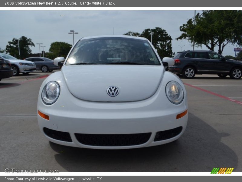Candy White / Black 2009 Volkswagen New Beetle 2.5 Coupe