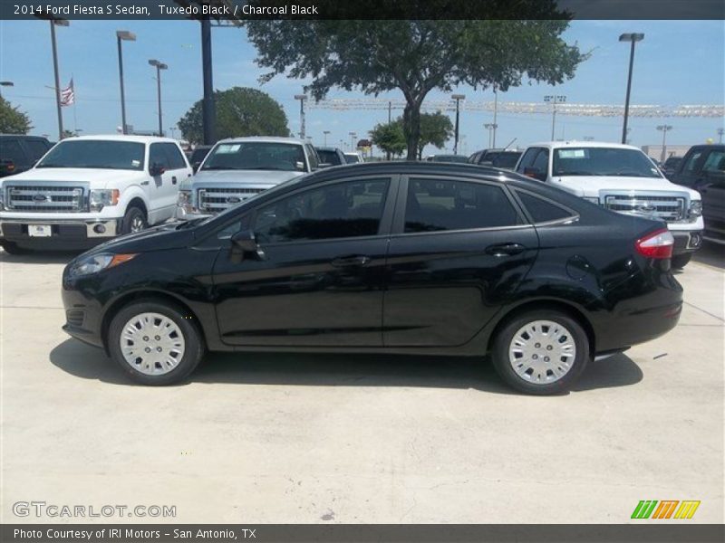 Tuxedo Black / Charcoal Black 2014 Ford Fiesta S Sedan