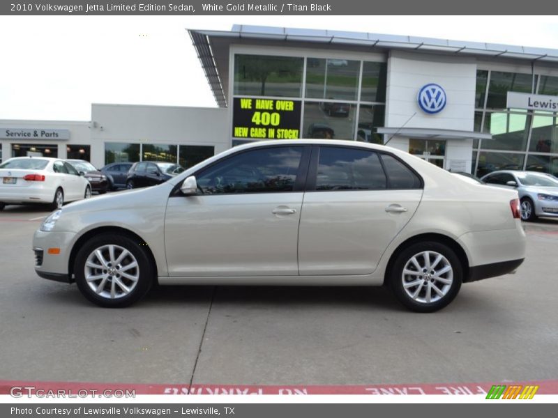White Gold Metallic / Titan Black 2010 Volkswagen Jetta Limited Edition Sedan