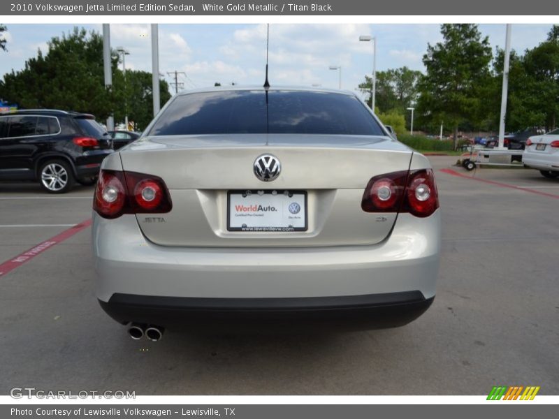 White Gold Metallic / Titan Black 2010 Volkswagen Jetta Limited Edition Sedan