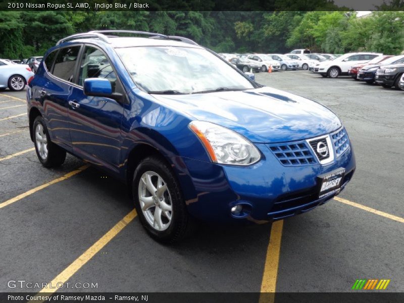 Indigo Blue / Black 2010 Nissan Rogue SL AWD