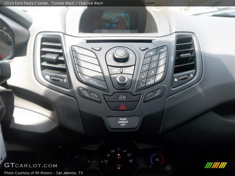 Tuxedo Black / Charcoal Black 2014 Ford Fiesta S Sedan