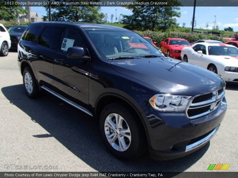 Maximum Steel Metallic / Dark Graystone/Medium Graystone 2013 Dodge Durango SXT AWD