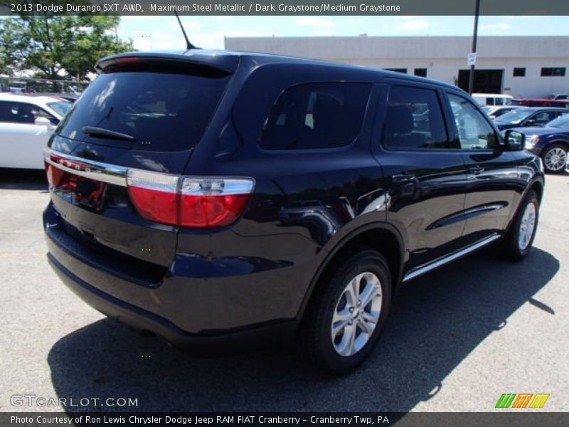 Maximum Steel Metallic / Dark Graystone/Medium Graystone 2013 Dodge Durango SXT AWD