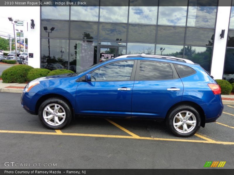 Indigo Blue / Black 2010 Nissan Rogue SL AWD