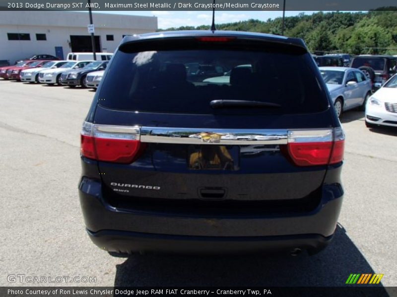 Maximum Steel Metallic / Dark Graystone/Medium Graystone 2013 Dodge Durango SXT AWD