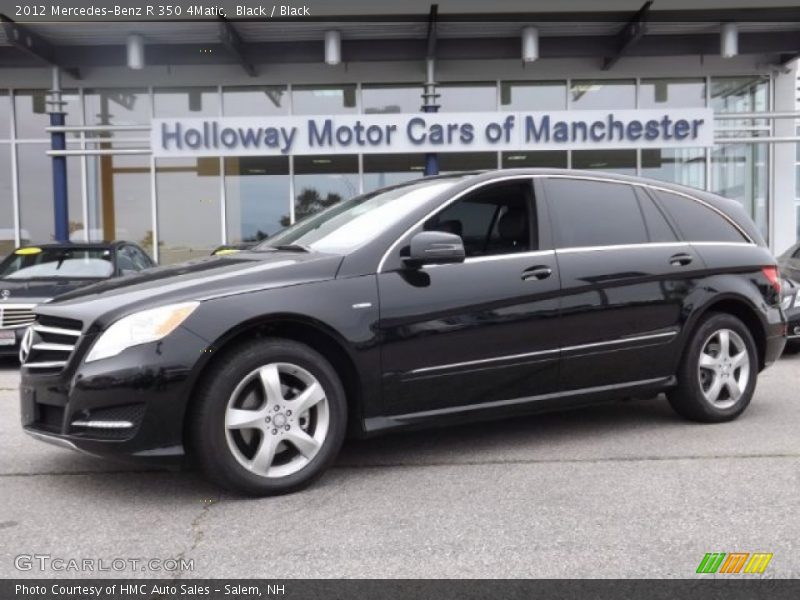 Black / Black 2012 Mercedes-Benz R 350 4Matic