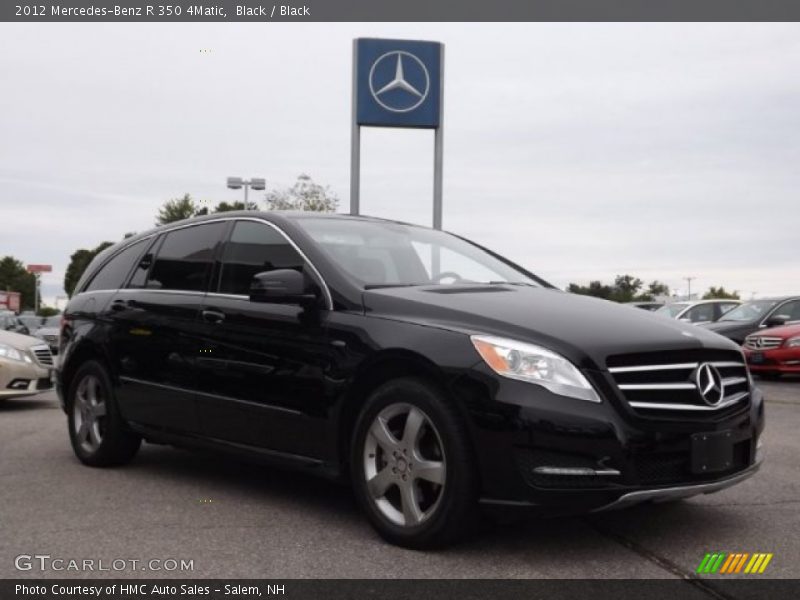 Black / Black 2012 Mercedes-Benz R 350 4Matic