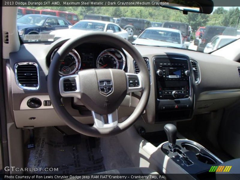 Maximum Steel Metallic / Dark Graystone/Medium Graystone 2013 Dodge Durango SXT AWD