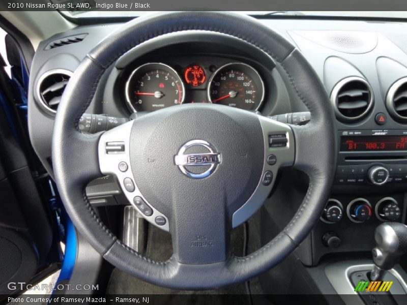 Indigo Blue / Black 2010 Nissan Rogue SL AWD