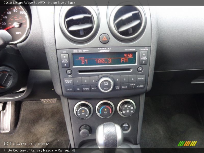 Indigo Blue / Black 2010 Nissan Rogue SL AWD